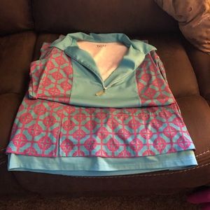 Golf skort with sleeveless top